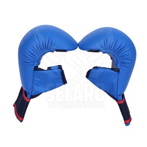 Professional Custom Design Sports Semi Contact Gloves Heavy Duty Leather Made Semi Contact Gloves - Product Image 3