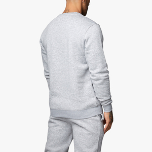 Ensemble de survêtement en molleton pour homme personnalisé, sweat-shirt à col rond de qualité supérieure avec pantalon de jogging, mélange de coton, vêtements de sport décontractés pour la salle de sport - Product Image 5