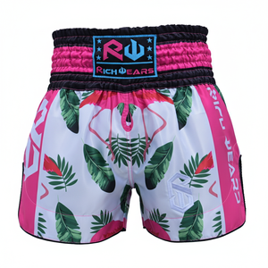 กางเกงมวยไทย MMA สำหรับผู้ใหญ่ แบบยูนิเซ็กซ์ รับสกรีนโลโก้ ผ้าโพลีเอสเตอร์ 100% น้ำหนักเบา ระบายอากาศได้ดี - Product Image 1