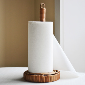 Cute rattan <b>tissue</b> <b>holders</b> for <b>kitchens</b> & bathrooms accessory wholesale paper roll <b>holder</b> stand - Product Image 4