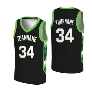 Camiseta de Baloncesto Sublimada Personalizada, Unisex, para Adultos, sin Mangas, de Malla Transpirable, con Cuello en V, Nombre del Equipo, Número, Camisetas Deportivas - Product Image 1
