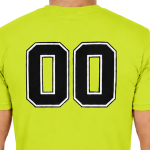 <b>Lime</b> <b>Green</b> Fitted T <b>Shirt</b> for Men Short Sleeve Crew Neck Custom Printed Slim Fit Casual Cotton Tee Wholesale Streetwear Sports - Product Image 4