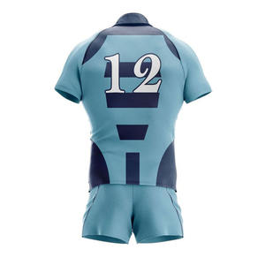 Servicio OEM, Diseño de Uniforme de Rugby Unisex, Logotipo Personalizado, Manga Corta, Ropa Deportiva Transpirable con Diseño Personalizado - Product Image 5
