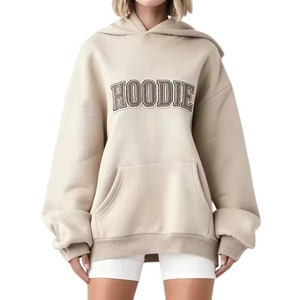 Pull-over tricoté surdimensionné personnalisé pour femme, sweat-shirt à col montant ou col rond, vente en gros, broderie personnalisée, personnalisation de pull vierge - Product Image 4