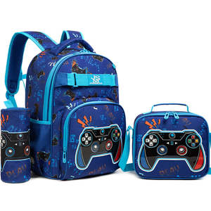 Mochila Escolar con Lentejuelas en Forma de Corazón para Niñas, Impermeable, de Nailon, Gran Capacidad, Conjunto de Mochila Escolar para Niños, Mochila Moderna para Estudiantes - Product Image 3