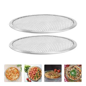 Bandeja de Malla para Pizza de Acero Inoxidable Personalizada al por Mayor, Rejilla para Hornear, Accesorios de Cocina, Apta para Horno y Lavavajillas - Product Image 1