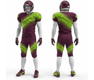 Uniformes Personalizados de Fútbol Americano, Fabricante de Conjuntos de Camisetas y Pantalones, Equipación de Fútbol para Equipos |   Ropa Deportiva Transpirable de Poliéster - Product Image 6