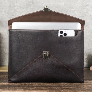 Funda de Piel Auténtica para Portátil, Diseño Vintage, Resistente, con Logotipo Personalizado, para Hombre, Venta al Por Mayor de Fábrica, LS-0259 - Product Image 1