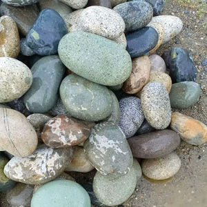 Galets de rivière naturels pour l'aménagement paysager et la décoration de jardin, taille personnalisée disponible - Product Image 1