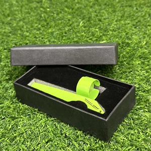 Top Selling Professional Stainless Steel Finger <b>Ring</b> Hair <b>Thinning</b> Razor High Quality Green Barber Hair Shaper for Precision Cut - Product Image 2