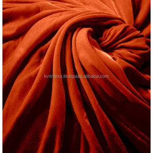 ผ้ากำมะหยี่กระต่ายสีพื้น KVR ปี 2026 ผลิตจากโพลีเอสเตอร์ 100% ระบายอากาศได้ดี เหมาะสำหรับชุดนอนและสิ่งทอภายในบ้าน ขายส่งจากโรงงาน - Product Image 4