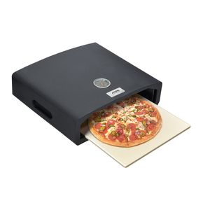 Forno per Pizza Portatile da Campeggio 40x35x10 cm con Fornello a Gas e Piano Cottura per Uso Interno, con Scatola e Pietra per Pizza - Product Image 4