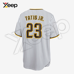 เสื้อเบสบอล XEEP รุ่นปรับแต่งได้ XC-BBU-14 แขนสั้น ระบายอากาศได้ดี ทรงสปอร์ต เหมาะสำหรับการฝึกซ้อมและการแข่งขัน ผลิตจากโพลีเอสเตอร์ สำหรับผู้ชาย - Product Image 3