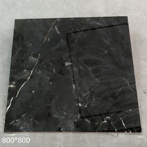 Carreaux de sol et de mur en céramique aspect marbre poli brillant 800x800mm, haute brillance, pour murs intérieurs, salles de bain et villas - Product Image 4