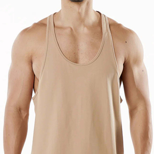 <b>Men's</b> U Neck Loose Fit Tank Top Vests Solid Color Racer-back <b>Singlets</b> <b>Men</b> Gym Fitness Tank Tops Sleeveless T Shirts Male - Product Image 5