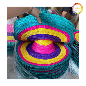 Traditional Mexican Sombrero <b>Hat</b> with Embroidered Details Comfortable and Stylish for Any Celebration - Product Image 1