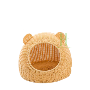 Casa de gato tejida a mano Cute Kitty Cat House Handicraft Cat Bed Personalizar Logo y paquete en la fábrica de Vietnam - Product Image 5