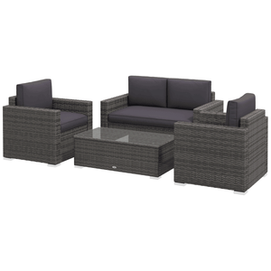 Set da Pranzo per Esterni in Ferro e Legno, Arredamento da Giardino per Cortile - Collezione di Mobili da Patio - Product Image 2