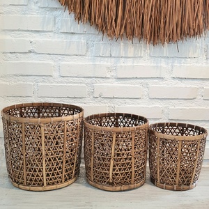Cestas de lavandería de alta calidad, organizador de ropa, cestas de bambú natural a bajo costo. - Product Image 3
