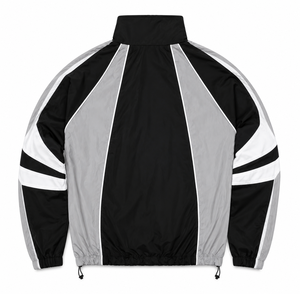 New Arrival Custom Unisex Hooded Casual Solid TrackSuit <b>Black</b> Gray <b>Windbreaker</b> Sportswear OEM Wholesale Manufacturer Supplier - Product Image 5