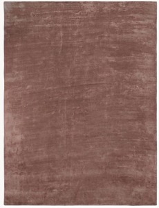 Mocha Silk Rug: Handwoven Luxury, Modern Minimalist Carpet - Product Image 1