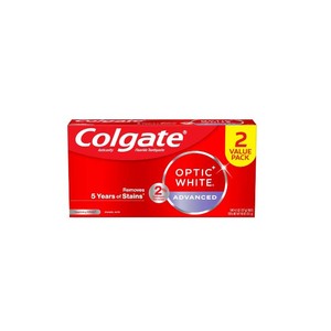 Premium Colgate Optic White <b>Toothpaste</b> Whitening Formula With Hydrogen Peroxide For Visible Brighter Teeth - Product Image 5