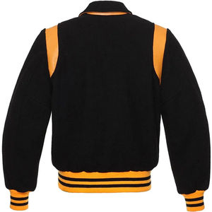 Nouvelle veste universitaire en toile respirante sur mesure pour homme, grande taille, avec fermeture éclair avant, coupe-vent, à capuche, matelassée, hiver 2025, vente en gros - Product Image 4