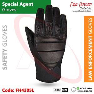 Venta al por mayor Guantes de Agente Especial hechos en cuero sintético Guantes DE SEGURIDAD Amara Guantes de cuero tácticos compactos de Pakistán - Product Image 4