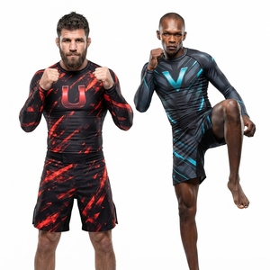 Ensemble Rashguard et Short de Combat MMA Personnalisé de Haute Qualité pour Hommes et Femmes – Idéal pour l'Entraînement Sportif - Product Image 6