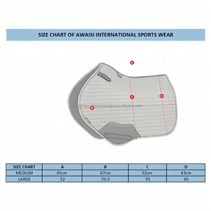 Top Quality of <b>Dressage</b> Pad Horse Riding All Purpose <b>Dressage</b> Cut Saddle Pads Wholesale with Soft Padding - Product Image 6