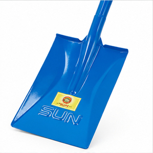 พลั่วขุดดิน SUN Steel สีน้ำเงิน พร้อมด้ามจับรูปตัว D แบบ Ergonomic สำหรับงานเกษตร ก่อสร้าง และจัดสวน - Product Image 2