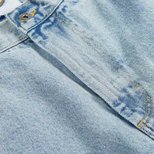 Custom Made Sporty Men Denim Shorts Eco-Friendly Waterproof Breathable Summer with Ripped Design and Side Pockets - Product Image 6