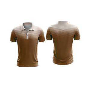 เสื้อโปโลแบบกำหนดเอง ยูนิเซ็กซ์ ผ้าฝ้าย 100% ขายส่ง เสื้อยืดแขนสั้น เสื้อโปโลชาย - Product Image 3
