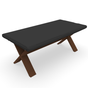 Housses de table rectangulaires du Vietnam, imperméables, résistantes aux UV, avec fermeture éclair HDT, noires, protection pour chaises d'extérieur - Product Image 6