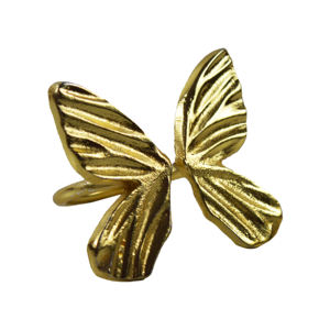 Anillo para Servilletas en Forma de Flor, de Metal Dorado, para Decoración de Mesa de Comedor en Bodas, Hoteles y Restaurantes - Product Image 2