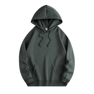Vente flash : sweat à capuche unisexe personnalisé imprimé, 100% coton, poids lourd, coupe classique, motif uni, noir, pour homme, hiver - Product Image 2