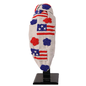 Diademas Patrióticas con Diseños de Estrellas y Bandera Americana para Eventos Nacionales, Celebraciones, Eventos Deportivos y Festivales - Product Image 1