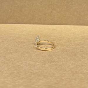 Trending 9KT Yellow Gold Moissanite Jewelry Studded Style 5.120 GM Gross Weight Trendy Luxury Wedding Party Wear Design - Product Image 4