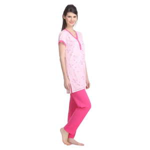 Fabricante de Pijamas para Mujer, Conjunto Transpirable de Algodón Orgánico, Ropa de Dormir Informal para el Hogar, Proveedor Mayorista - Product Image 1