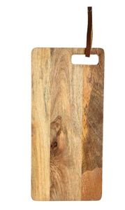Planche à découper ronde en bois faite à la main, forme ronde avec poignée, planche à découper en acacia durable pour la cuisine - Product Image 6