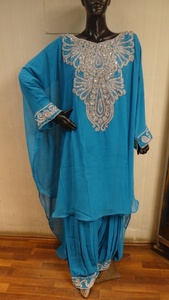 Imágenes de los Últimos Diseños de Burka, Ropa Islámica Turca, Caftán Marroquí Étnico Vintage Bordado - Product Image 5