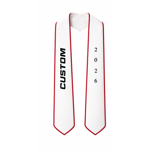 Estolas de Graduación Premium, Bandas de Satén Bordadas Personalizadas para Ceremonias Universitarias, Venta al Por Mayor - Product Image 2