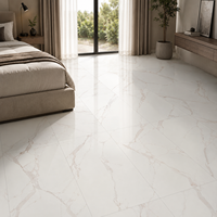 Carrelage extérieur en céramique vitrifiée polie moderne 600x1200mm, antidérapant, adhésif, garantie 5 ans, absorption d'eau 1-3%, OSIS