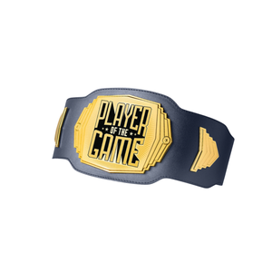 Ceinture de champion du jeu, qualité supérieure, design or et noir, ceinture de titre personnalisable pour événements sportifs - Product Image 6