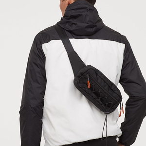 Veste coupe-vent pour homme, dernière collection, prix compétitif, design économique, longue, avec logo imprimé, vente en gros OEM - Product Image 2