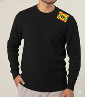 Suéter de punto casual de lana sólida para hombre, con cuello tipo almohada, estampado digital personalizado, venta al por mayor para negocios, barato, para invierno