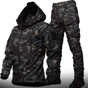 Combinaison tactique imperméable Kuiuu pour homme, veste à capuche et pantalon cargo, coupe-vent, pour la chasse et les activités de plein air, uniforme d'entraînement Kuiuu - Product Image 5