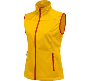 Gilet d'hiver personnalisé pour femmes avec fermeture éclair complète Polyester coupe-vent sans manches Vente en gros Logo personnalisé Prix bon marché - Product Image 3