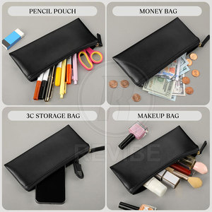 Leather Pouch High Quality Fashion Organizer with Smooth Texture Customizable Design for Everyday Convenience - Product Image 2
