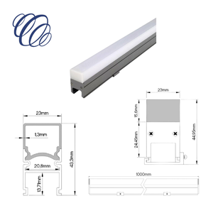 Luz de tira para porche, exterior, contorno arquitectónico, moderna, IP65, jardín, impermeable, larga - Product Image 2